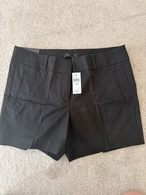 Ann Taylor Metro Black Tailored Shorts, Devin fit, 10P